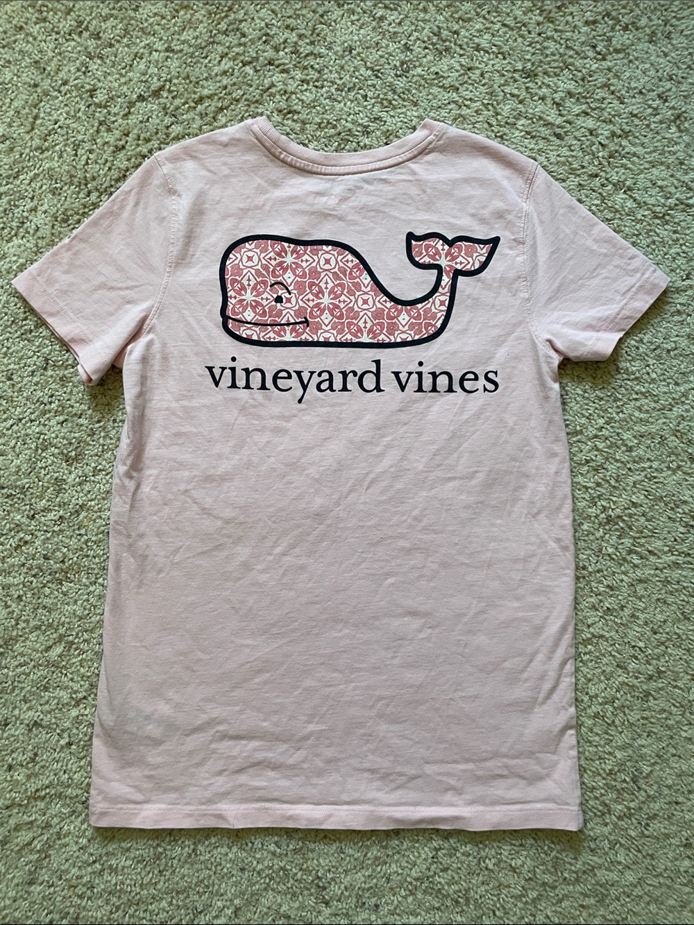 Vineyard Vines Pink Whale Tee